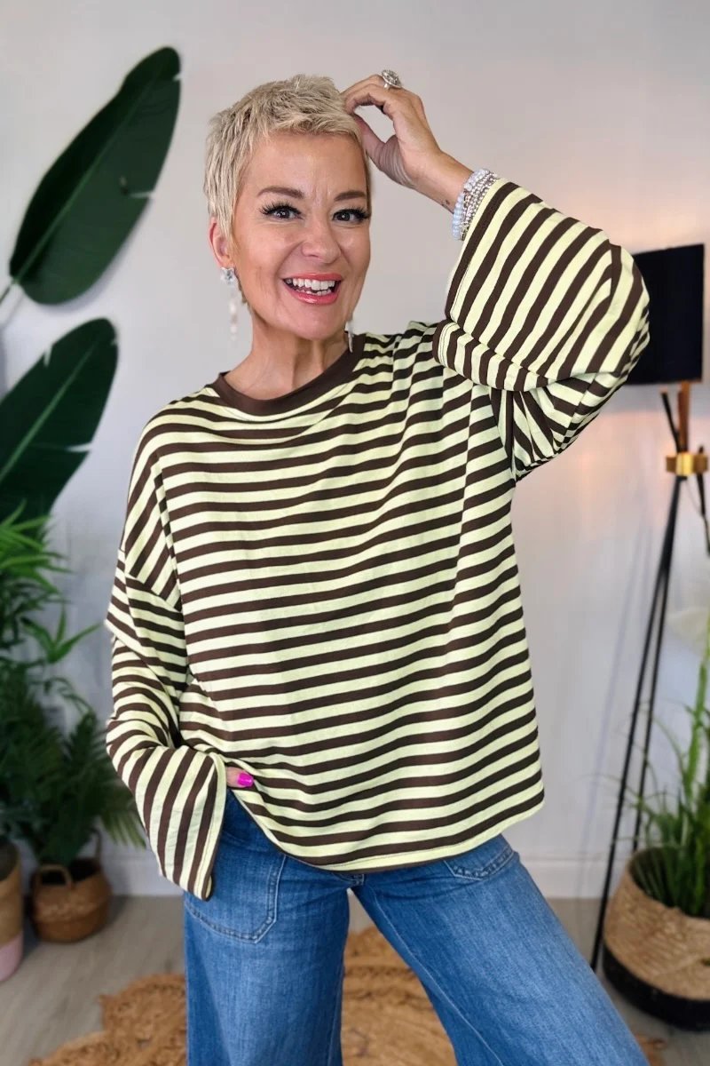 All Striped Out Sweat Top - Image 5
