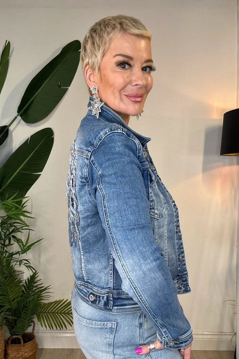 Angel Wing Denim Jacket (PRE-ORDER) - Image 4