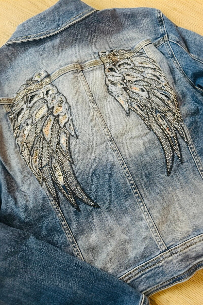 Angel Wing Denim Jacket (PRE-ORDER) - Image 8