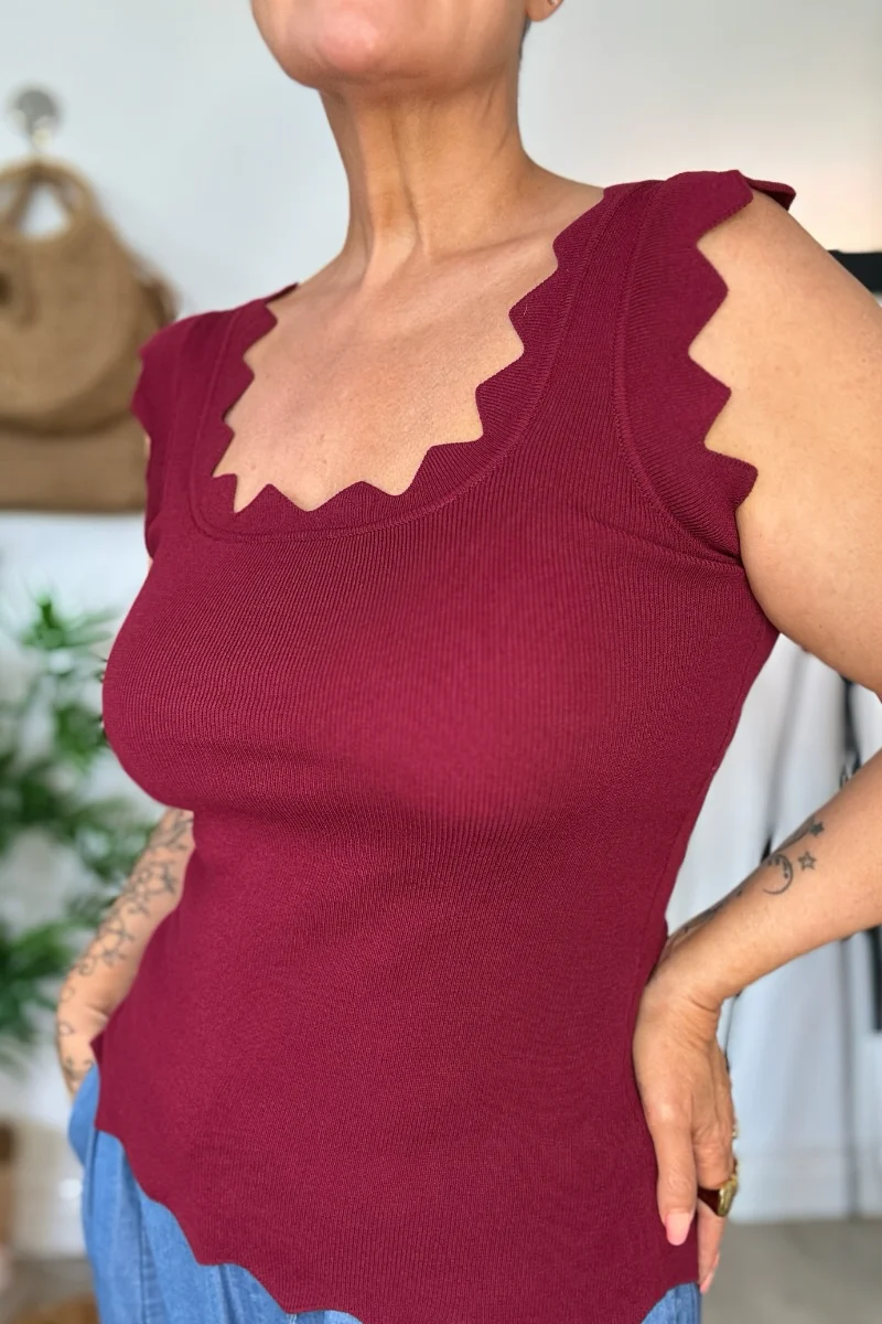Astra Knitted Vest Top - Image 3