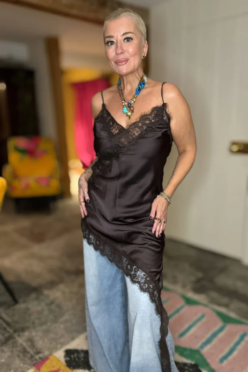 Asymmetric Slip Dress - Image 5