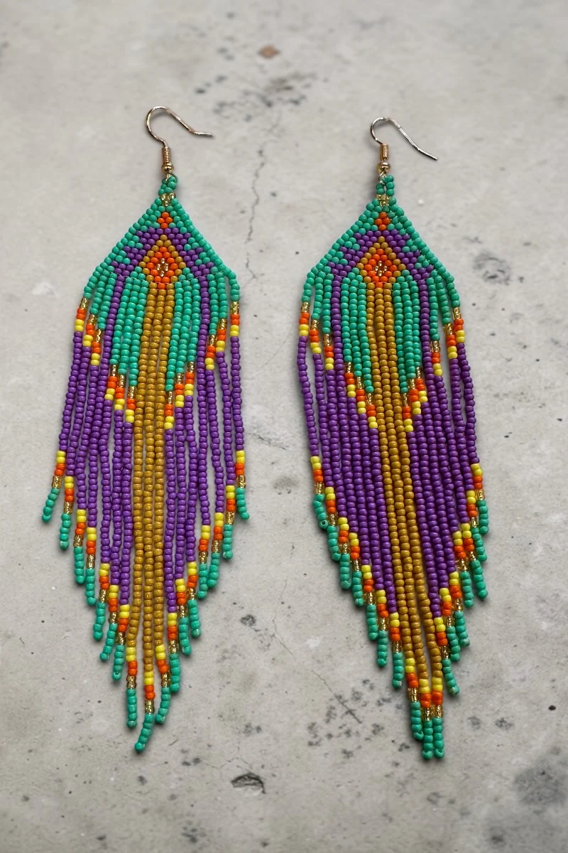 Aurora Beaded Earrings - Style Three