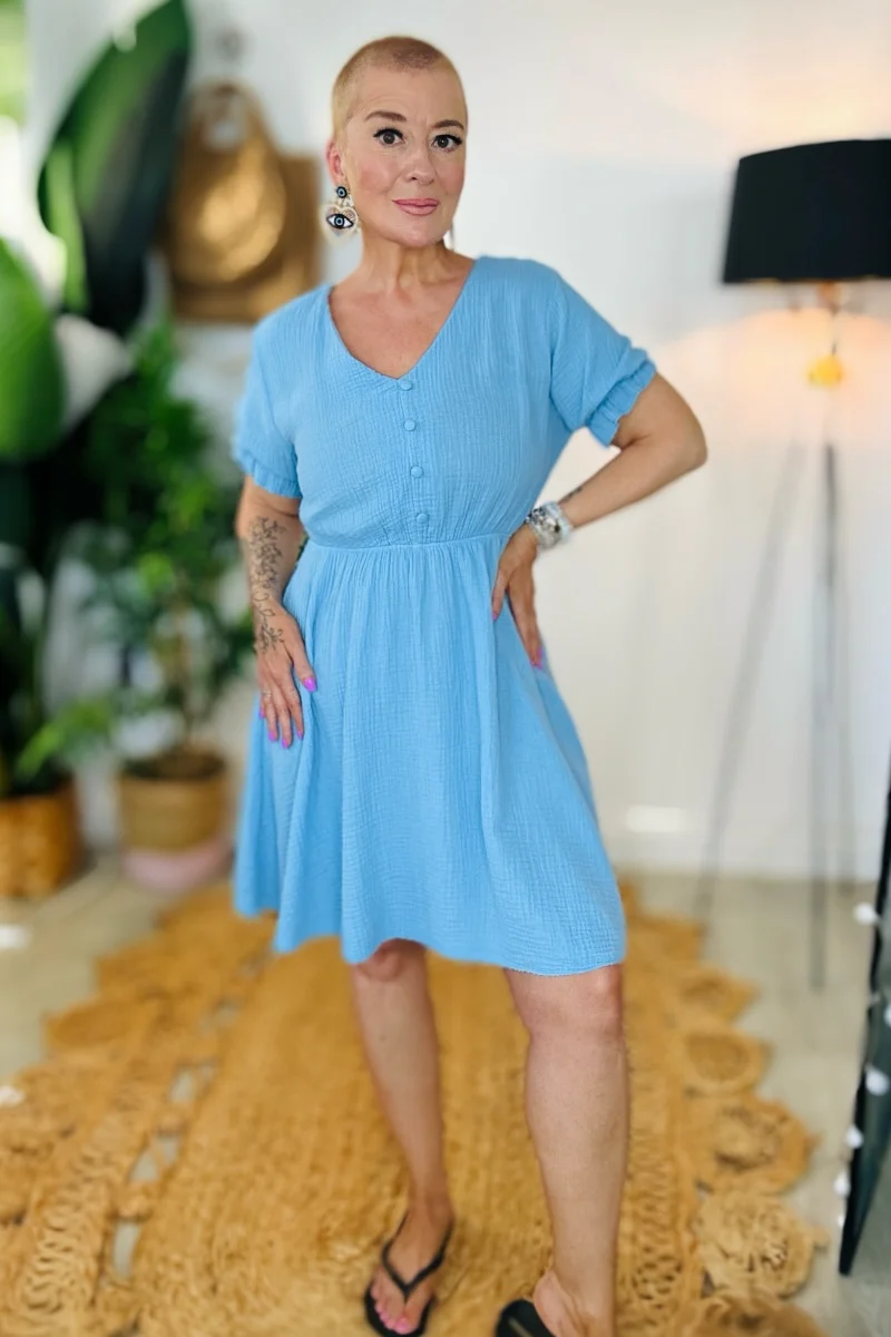 Bibi Cotton Tunic Dress - Image 3