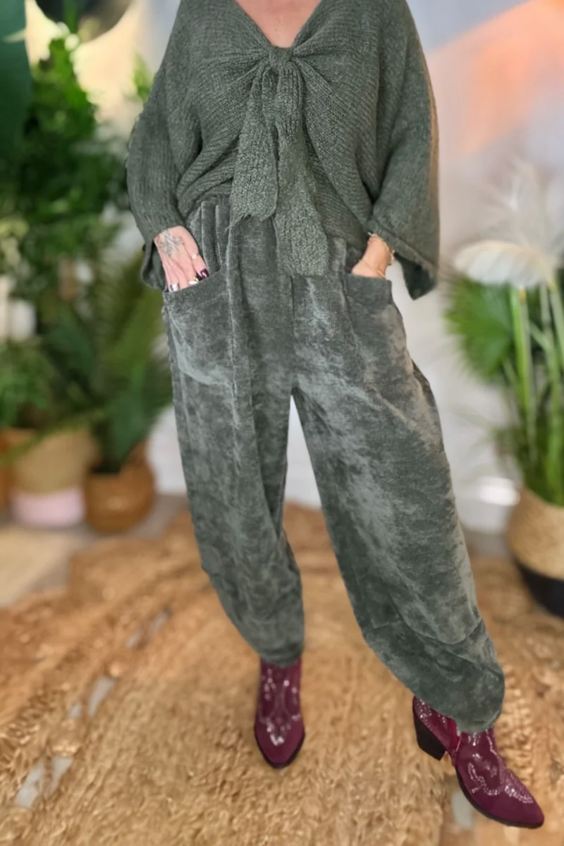 Brooke Chenille Cord Trousers - Image 3