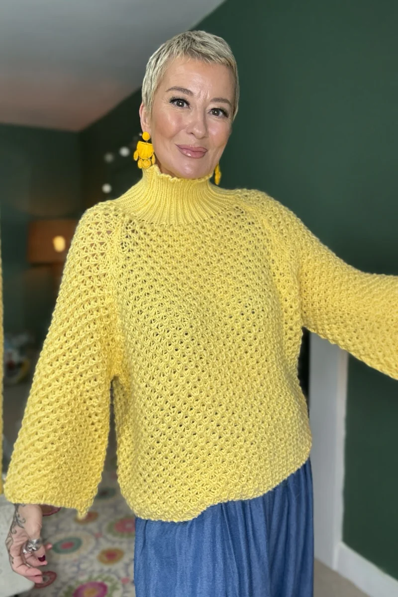 Camden Funnel Neck Jumper - Image 3