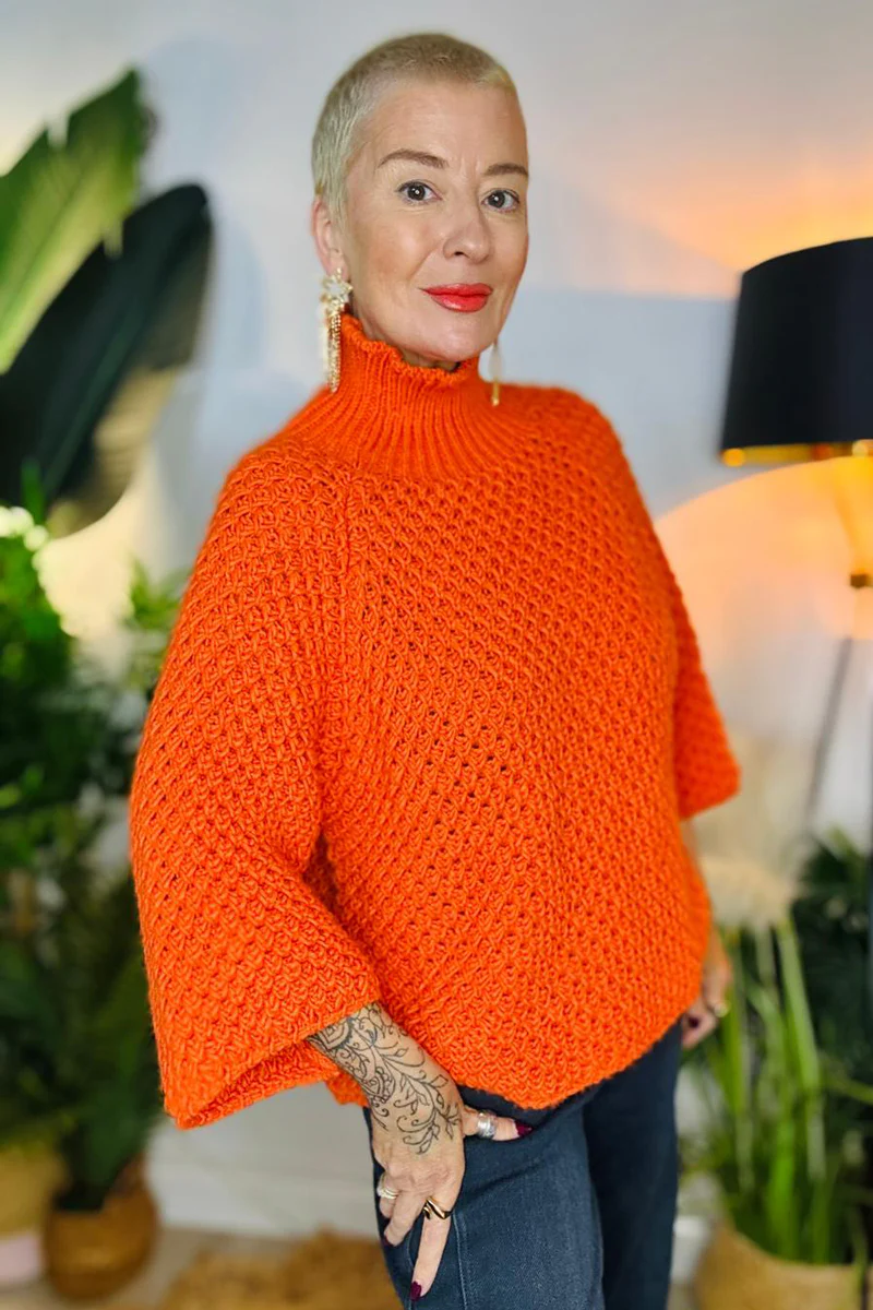 Camden Funnel Neck Jumper - Image 5