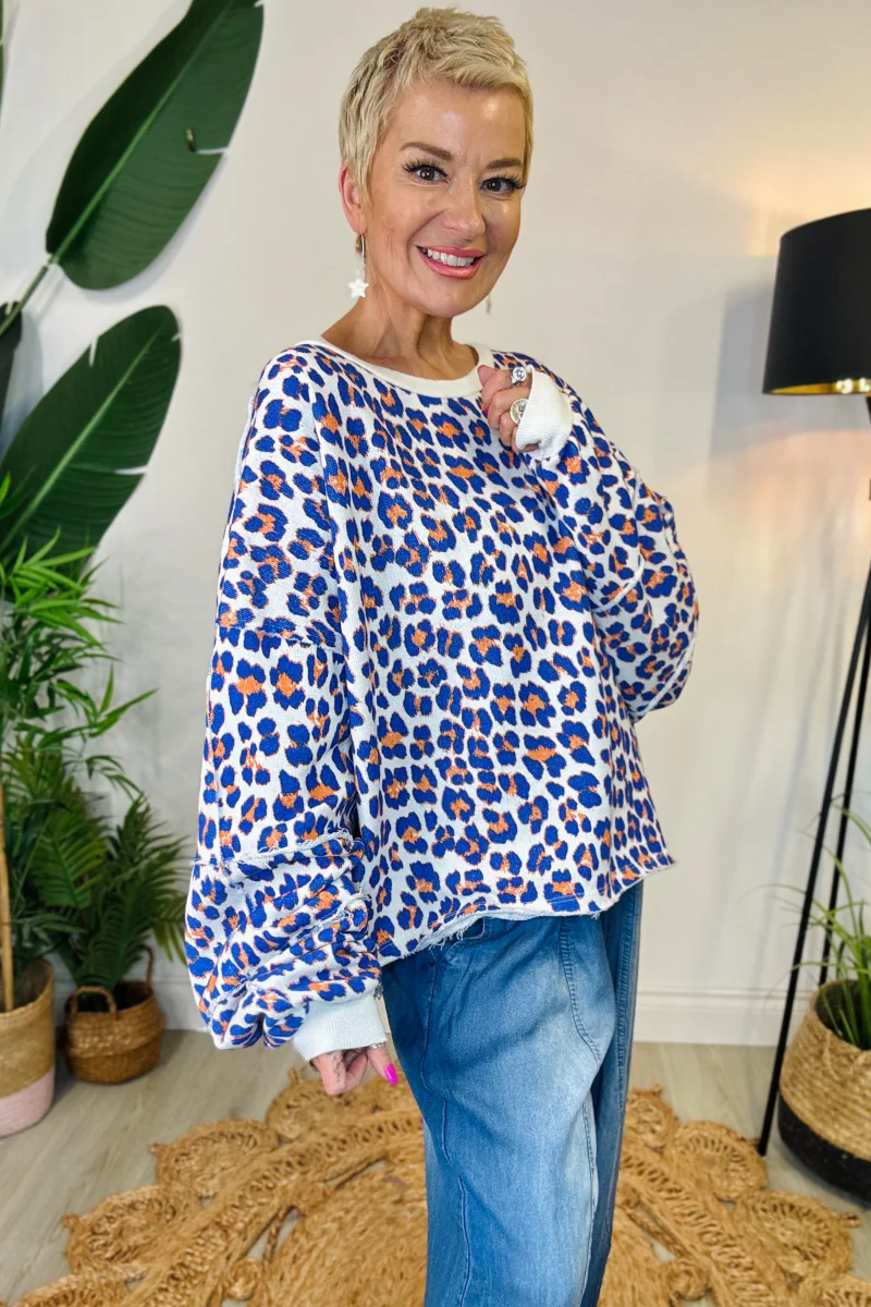 Chelsea Leopard Print Sweatshirt - Image 2