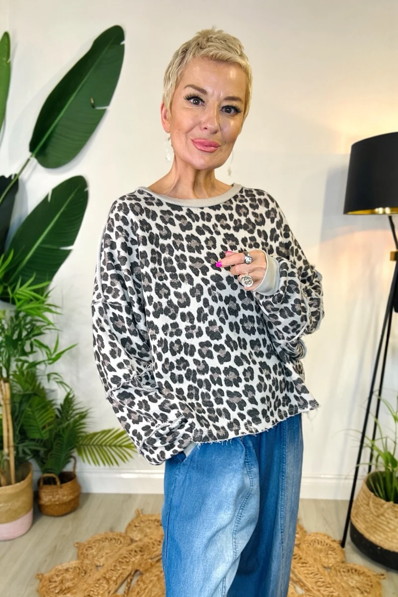 Chelsea Leopard Print Sweatshirt - Image 3