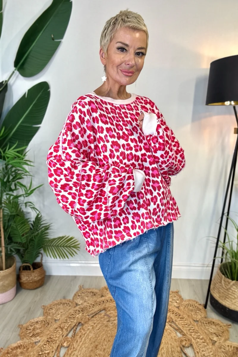 Chelsea Leopard Print Sweatshirt - Image 4