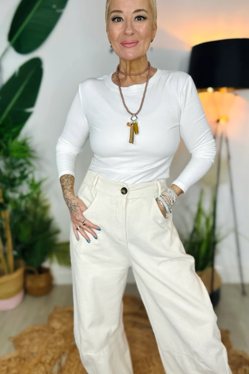 Cloud Dreamer Barrel Leg Trousers - Image 2