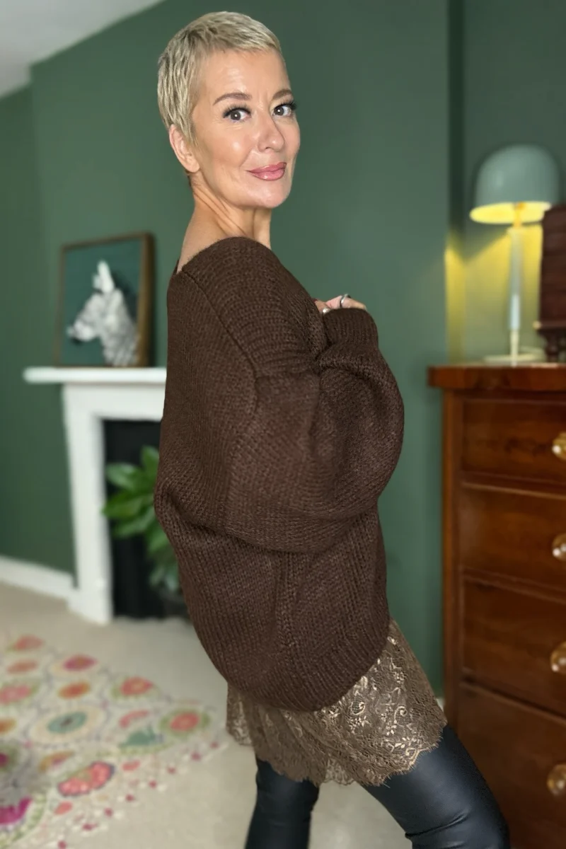 Easy Layer V Neck Jumper - Image 8