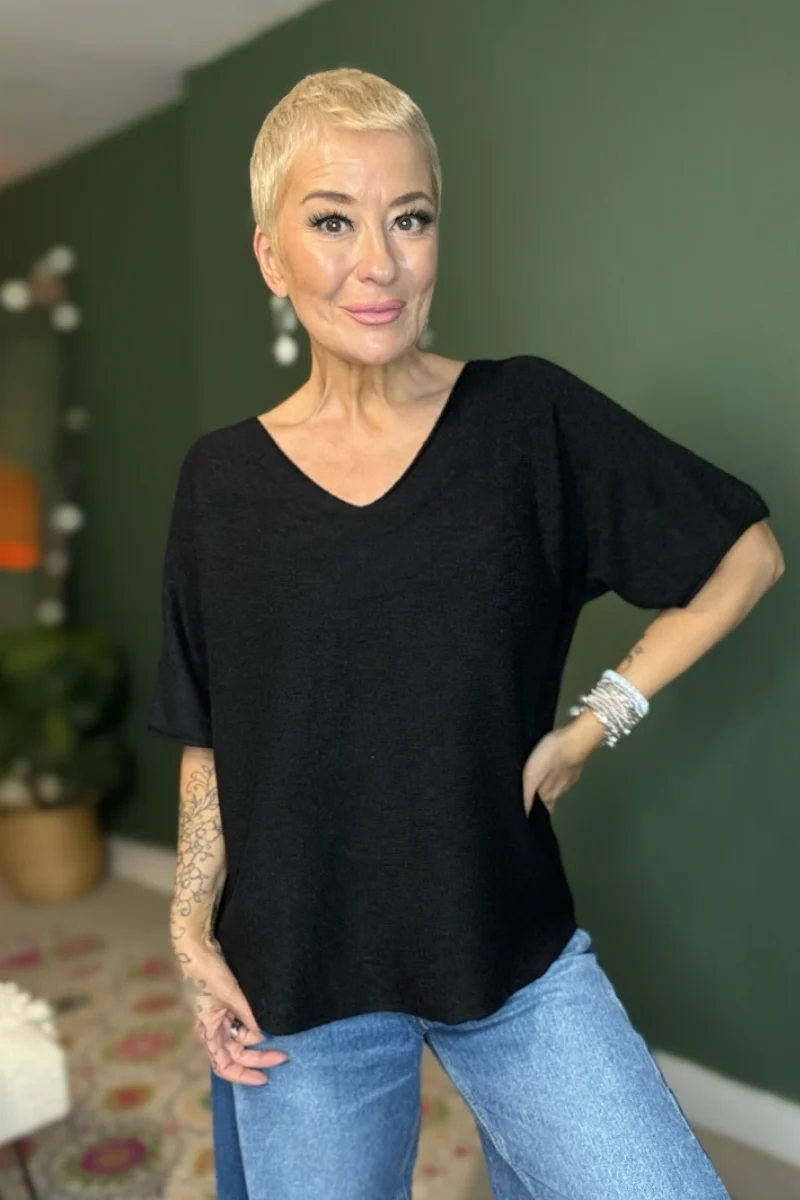 Everyday V Neck Knit - Image 6