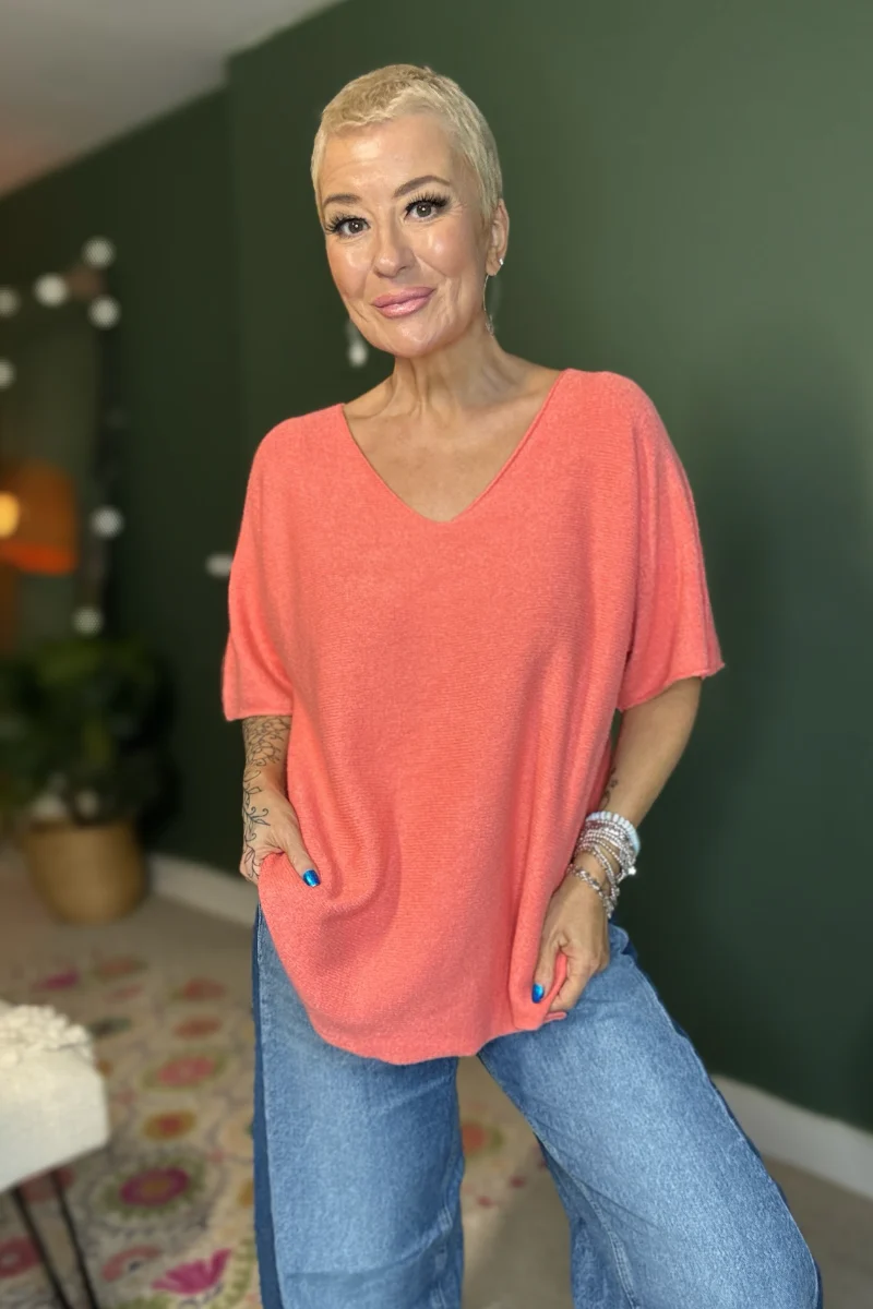 Everyday V Neck Knit - Image 8
