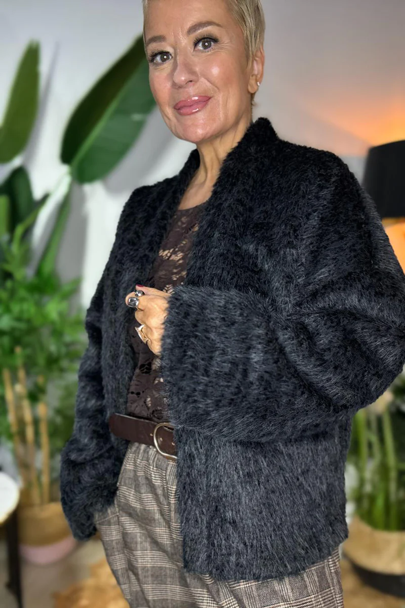 Faux Fur Jacket - Image 6