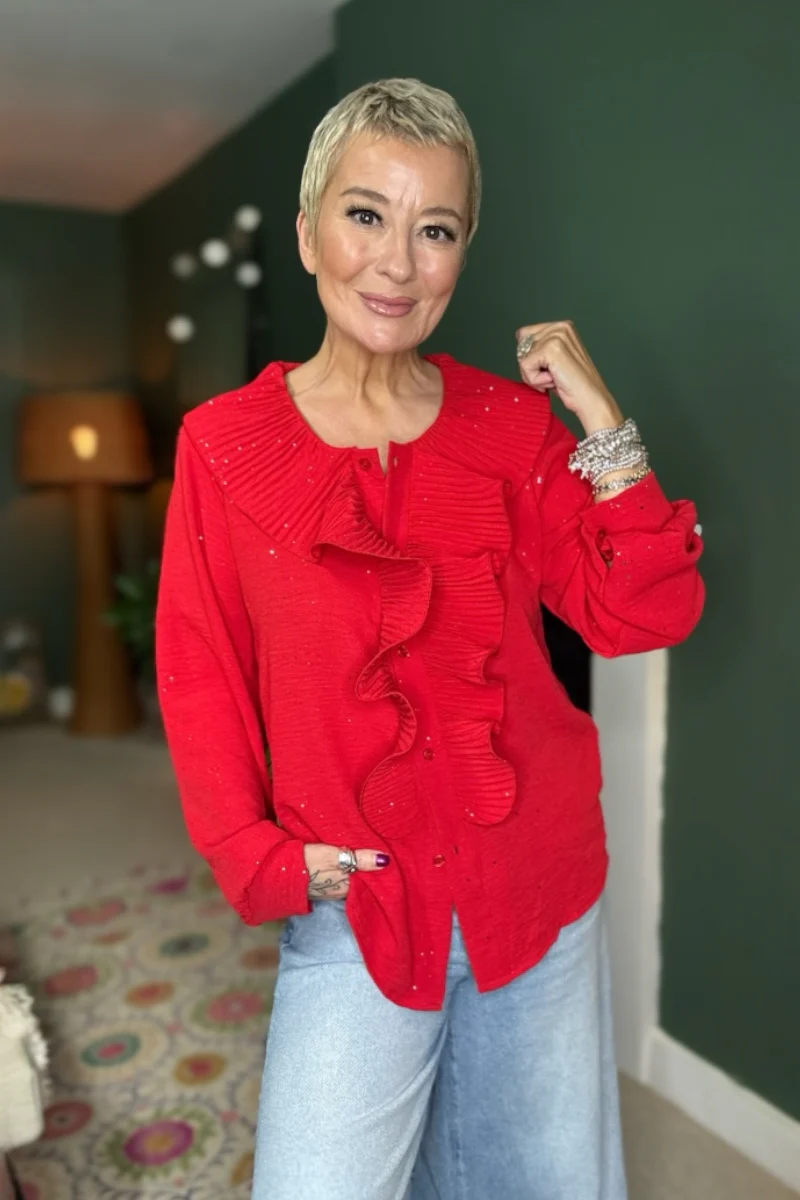 Freida Ruffle Blouse