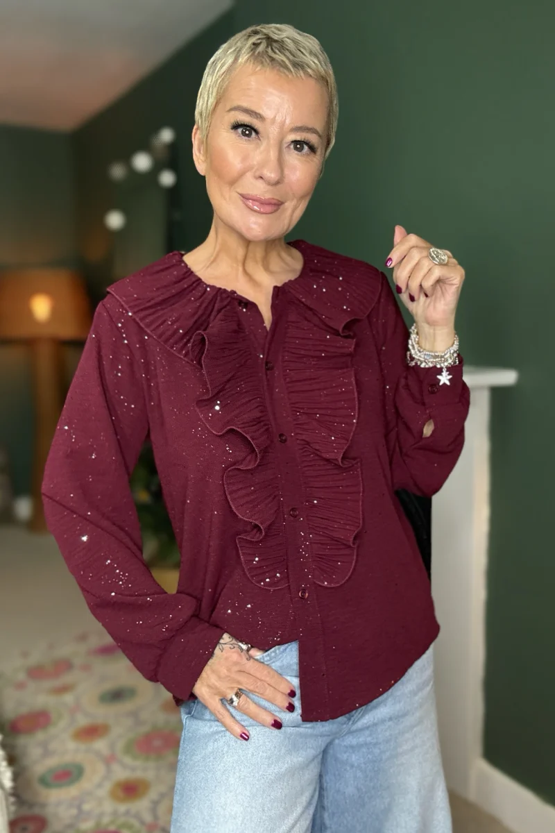 Freida Ruffle Blouse - Image 2