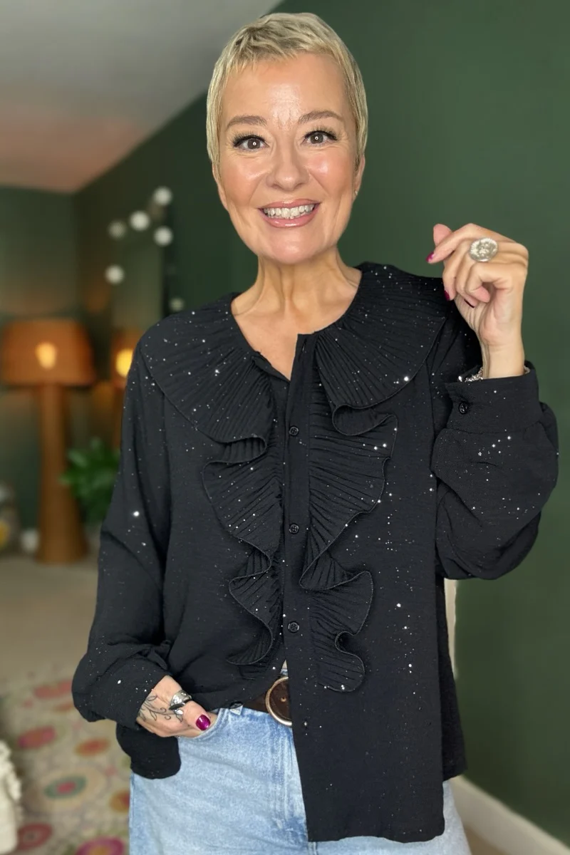 Freida Ruffle Blouse - Image 3