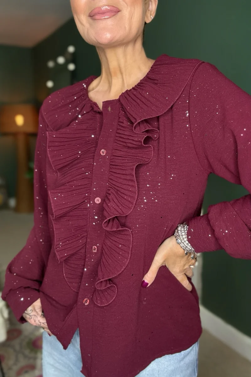 Freida Ruffle Blouse - Image 6