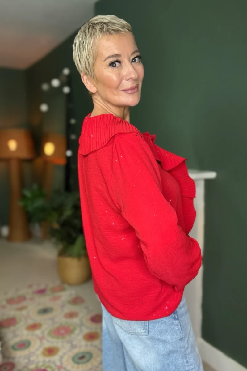 Freida Ruffle Blouse - Image 7