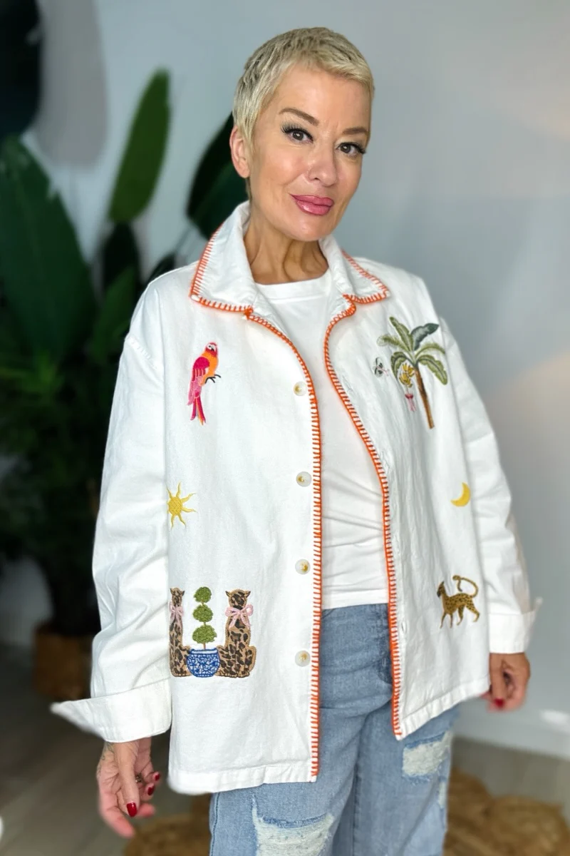 Havana Lightweight Denim Jacket - Image 2
