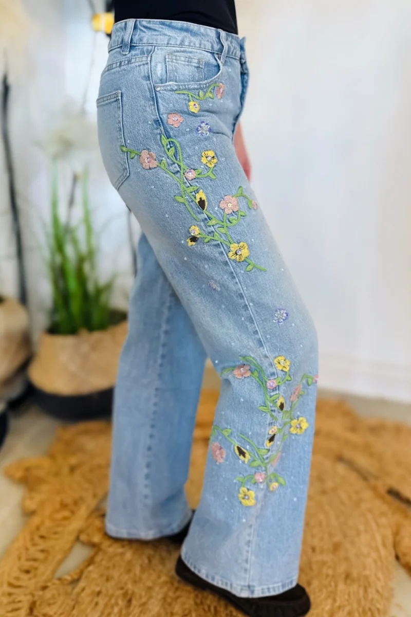 Juniper Bloom Jeans - PRE-ORDER - Image 2