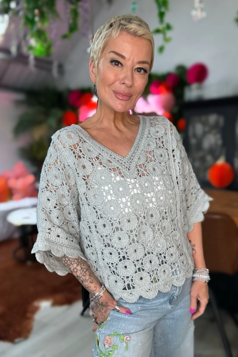 Kaia Crochet Top