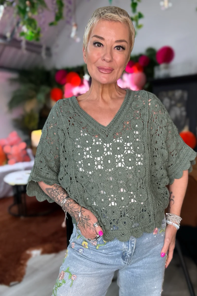 Kaia Crochet Top - Image 2