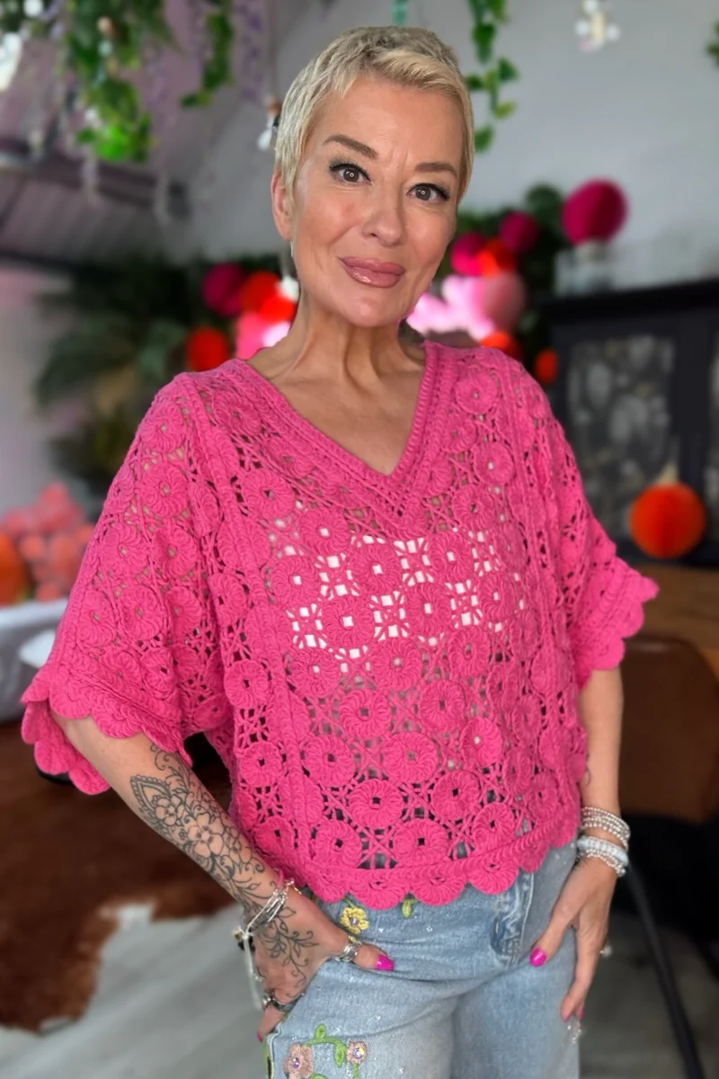 Kaia Crochet Top - Image 4