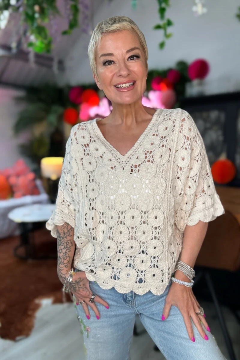 Kaia Crochet Top - Image 5