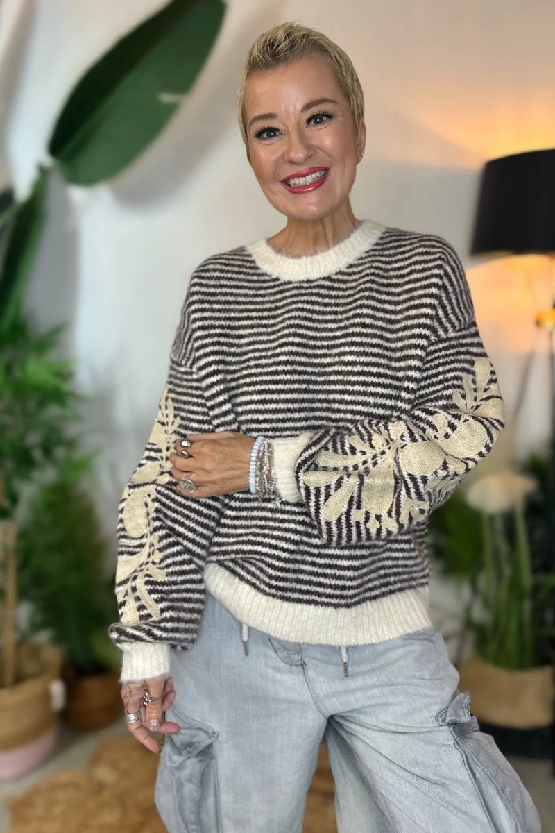 Leila Loves This Stripe Knit - Image 4