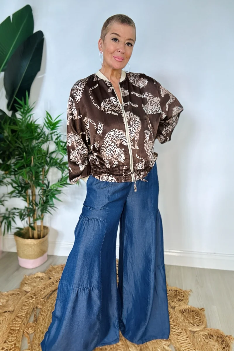 Leopard Bomber Jacket - Image 3