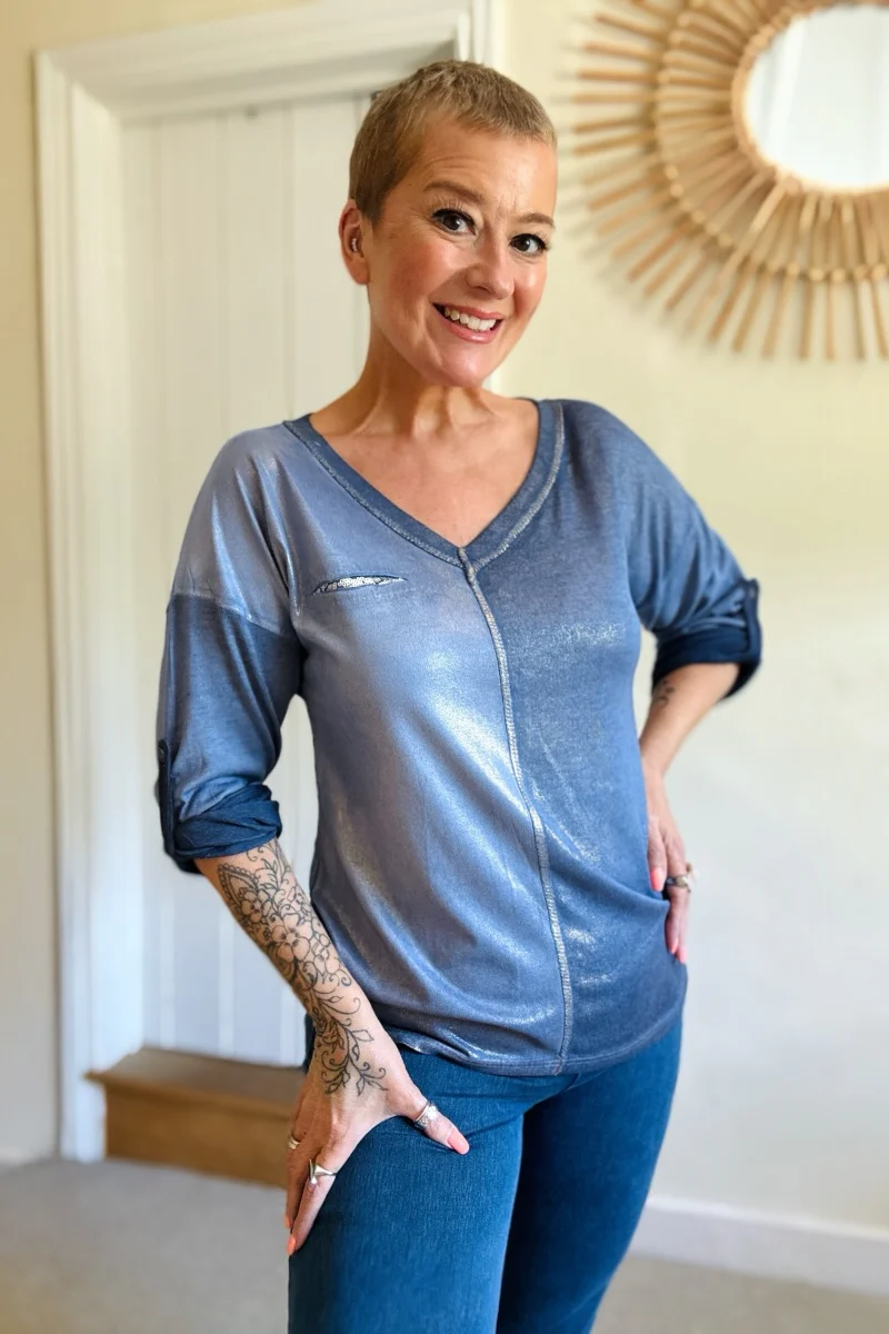 Macy Shimmer Top - Image 3