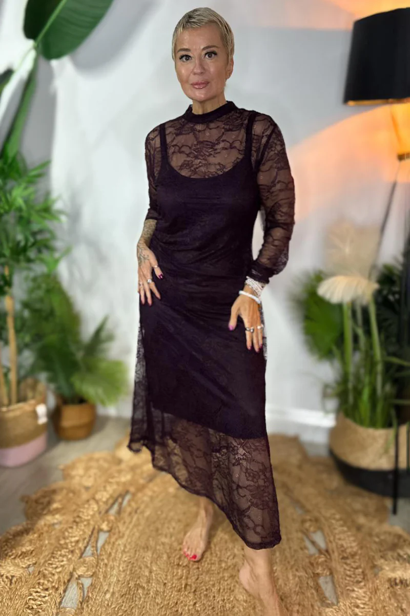 Midnight Whisper Maxi Dress - Image 3