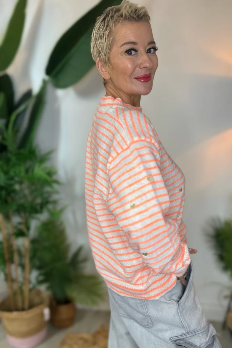 Oliver Neon Stripe Jumper - Image 3