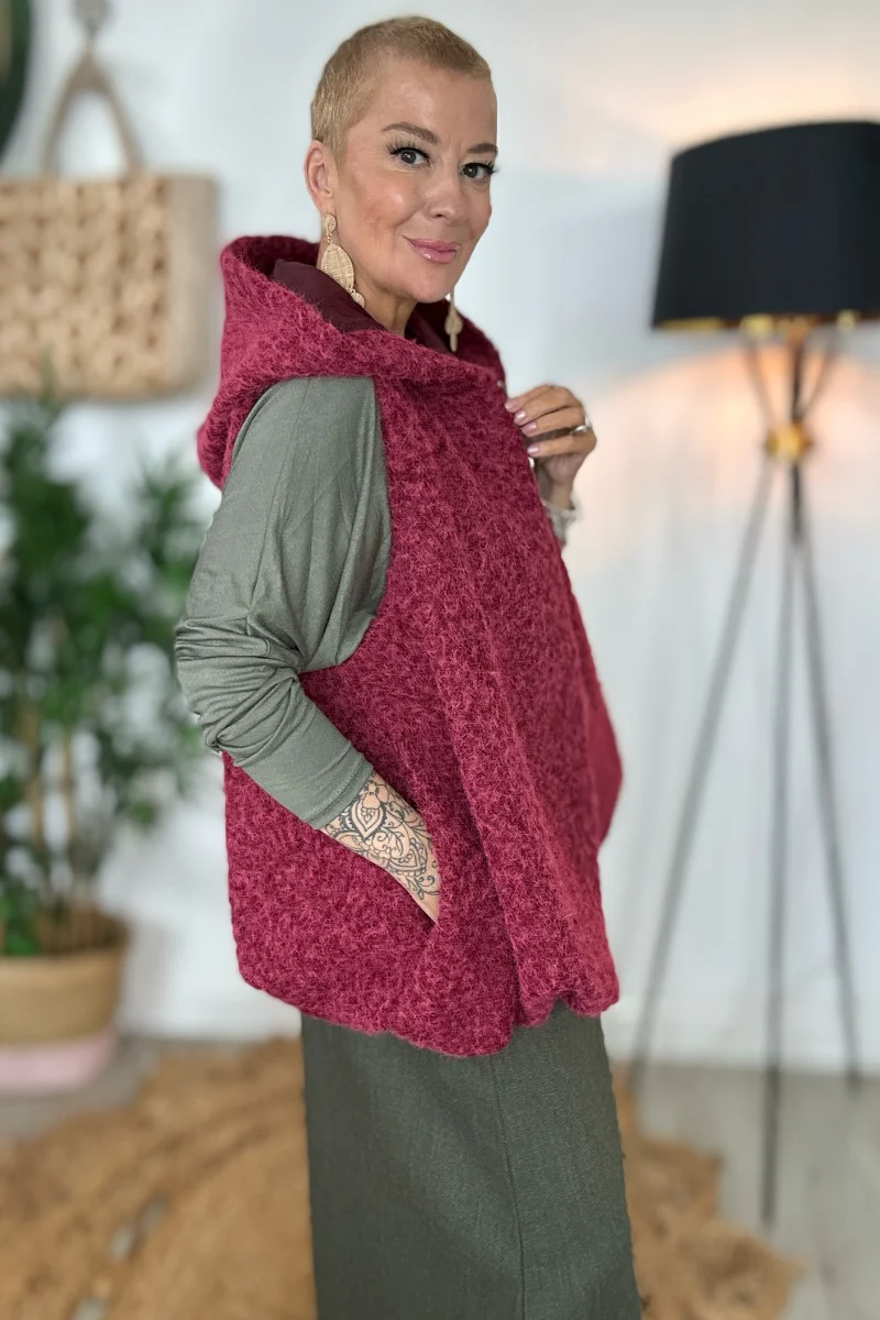 Oslo Hooded Sleeveless Jacket - Image 6