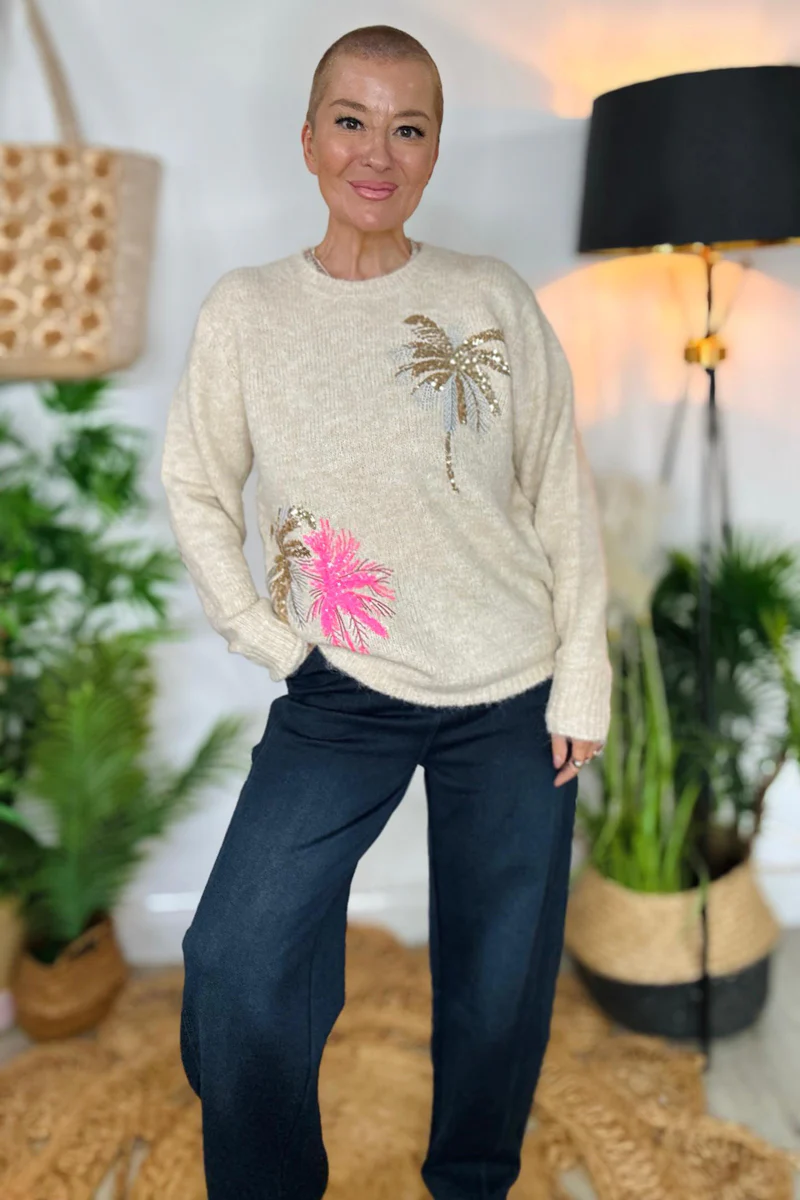 Palm Knitted Jumper - Image 4