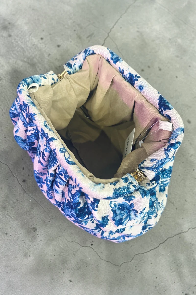 Puffy Clutch Bag - Floral - Image 3
