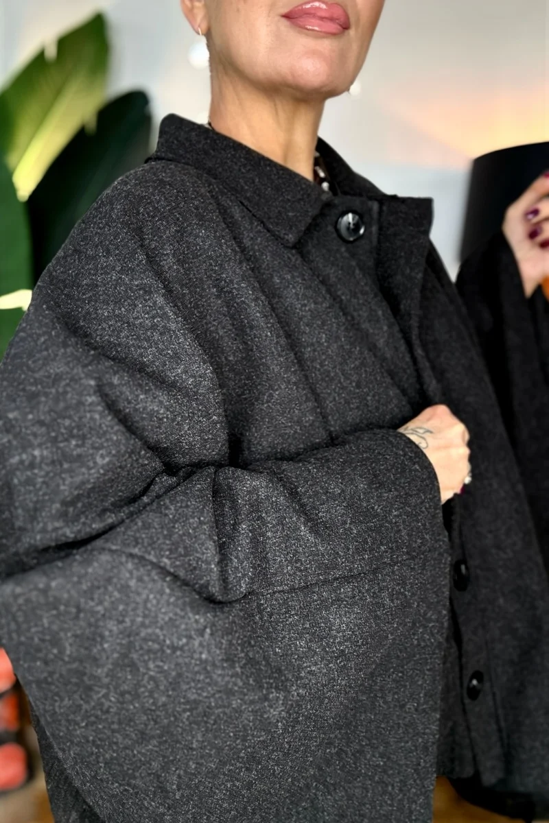 Reeva Poncho Cape Coat - Image 7