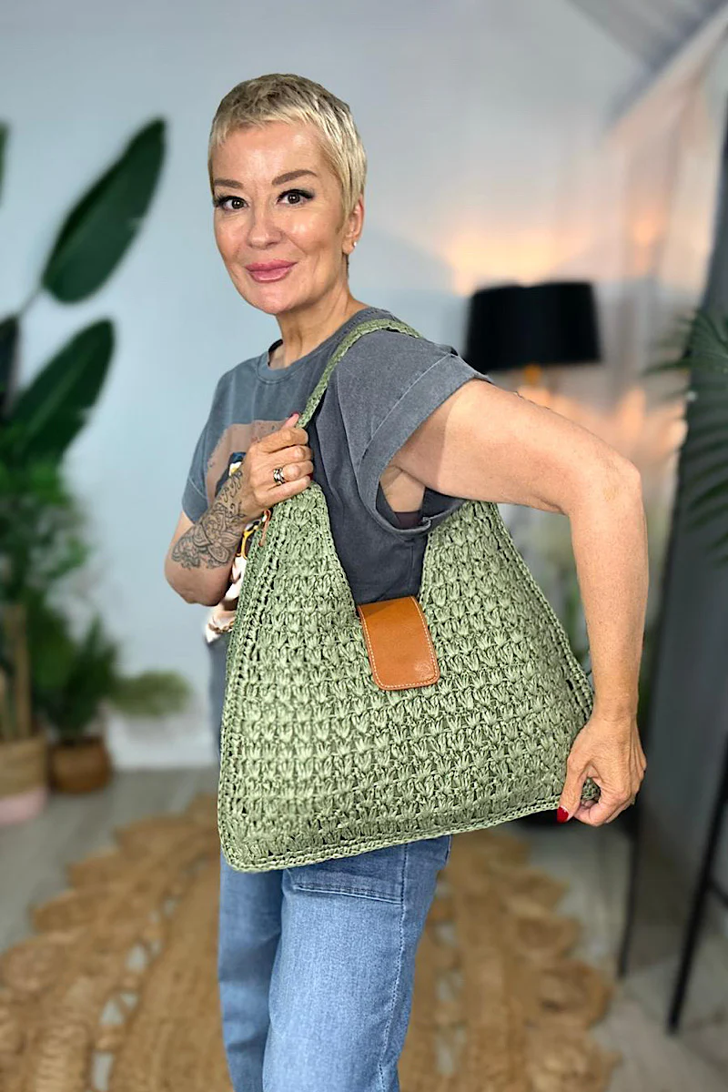 Sable Raffia Bag - Image 5