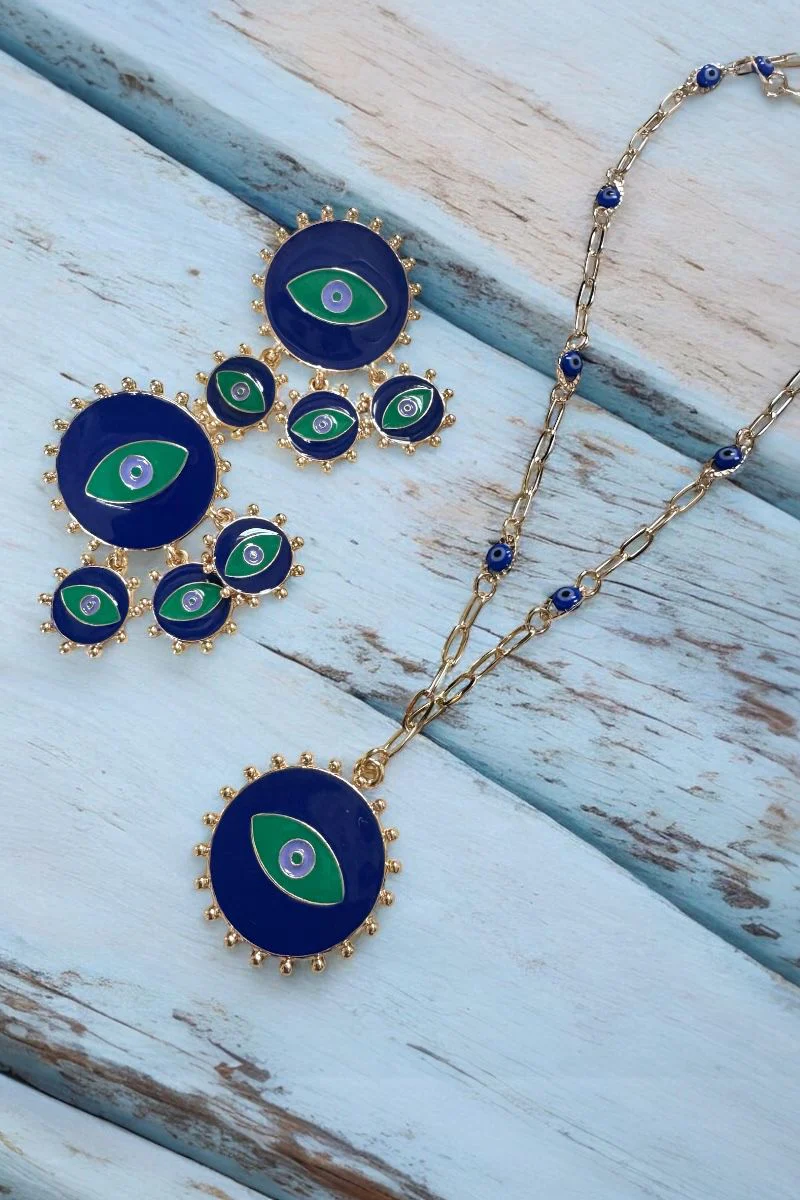 Sirma Evil Eye Earrings - Image 3