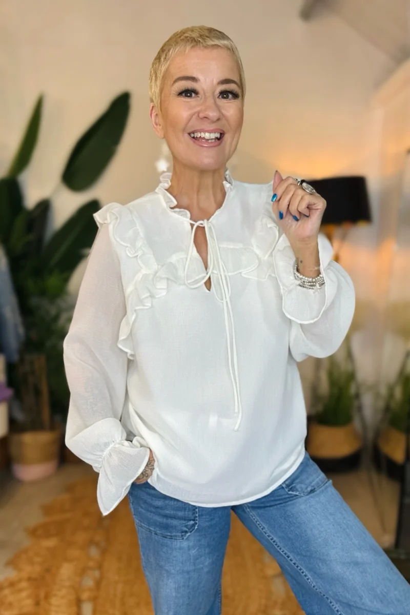 Soft Frill Blouse - Image 2