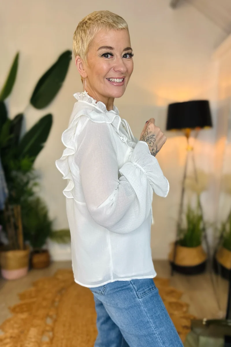 Soft Frill Blouse - Image 4