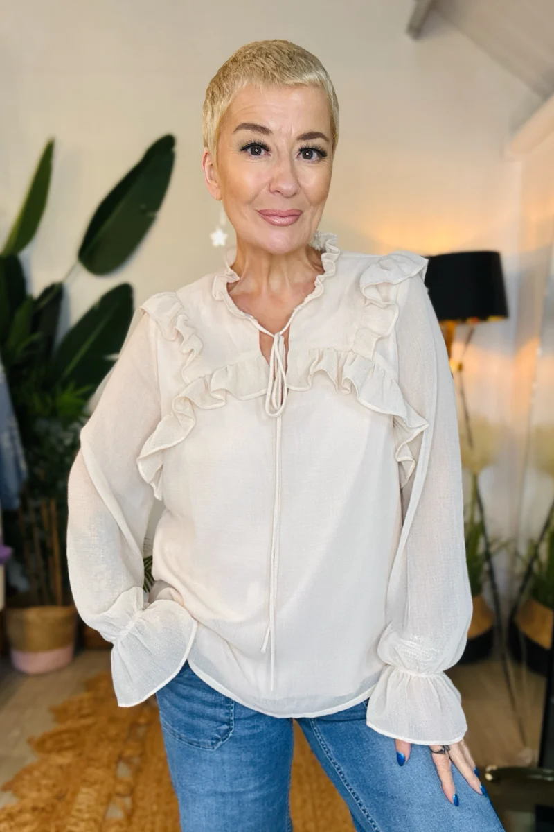 Soft Frill Blouse - Image 5