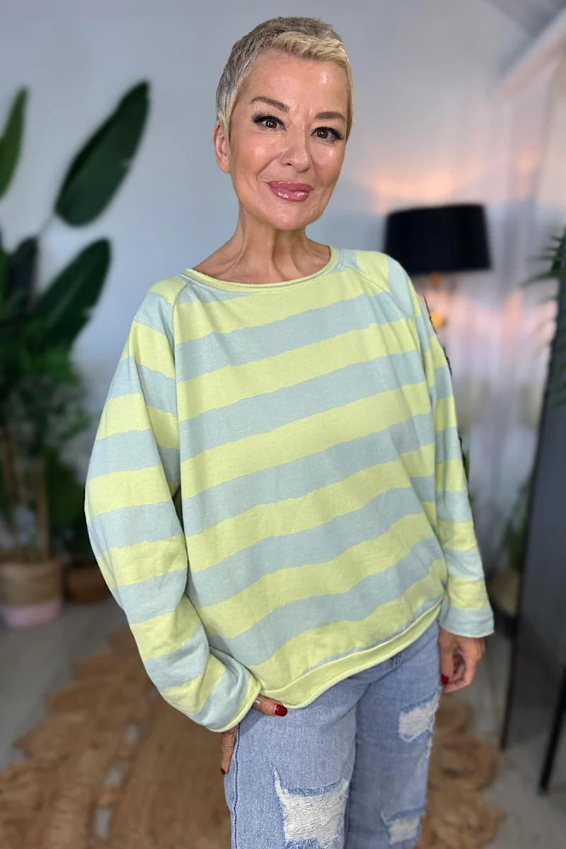 Sundown Stripe Lightweight Sweat