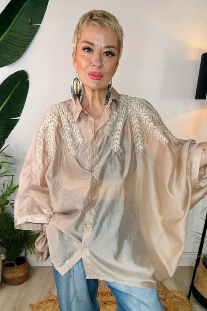 The Golden Hour Poncho Shirt - Image 3
