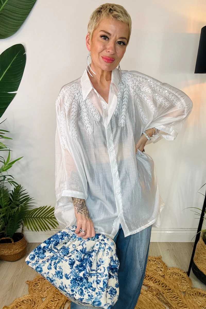 The Golden Hour Poncho Shirt - Image 6