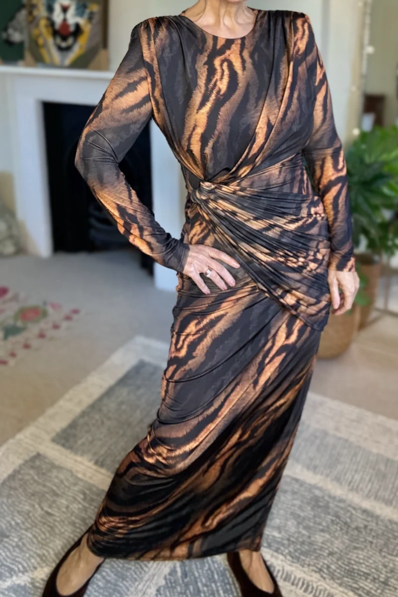 Tiger Kiss Midi Dress - Image 4