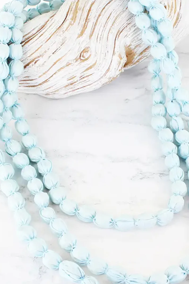 Wrap Around Fabric Necklace - Image 3