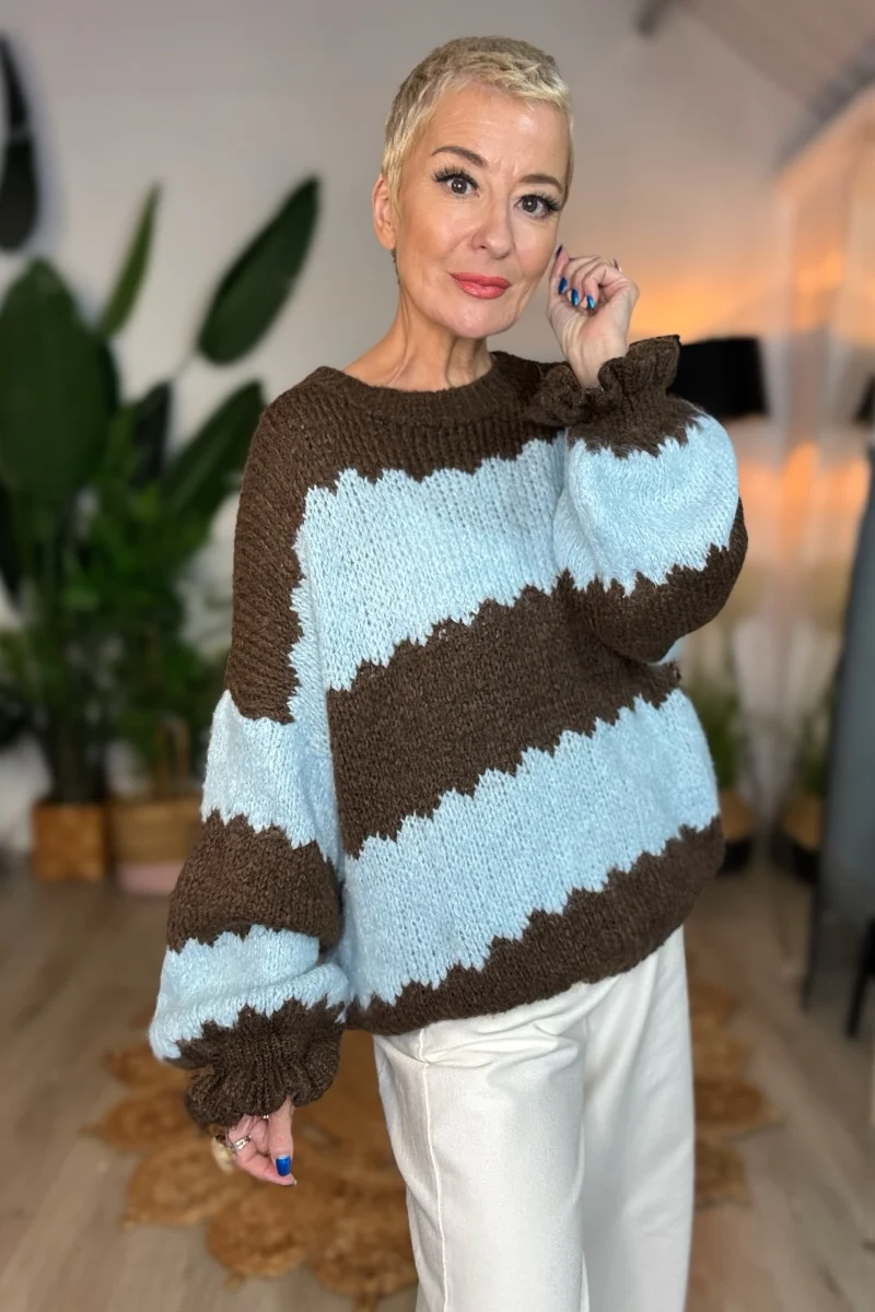 Zig & Zag Striped Jumper - Image 4